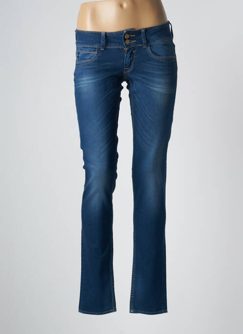 Jeans coupe slim bleu LE TEMPS DES CERISES pour femme