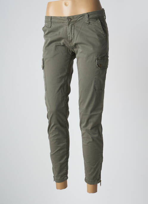 Pantalon cargo vert LE TEMPS DES CERISES pour femme