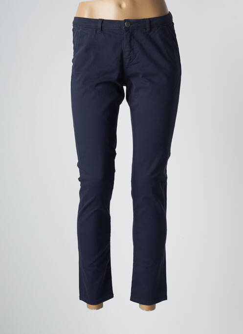 Pantalon chino bleu SCHOOL RAG pour femme