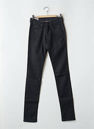 Jeans skinny stretch taille basse noir LE TEMPS DES CERISES femme