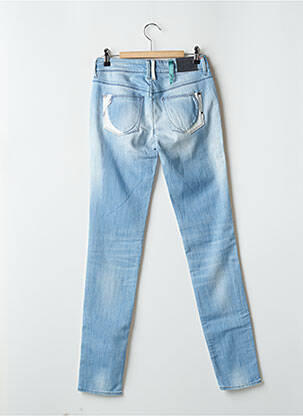 Jeans skinny effet usé délavé taille basse bleu LE TEMPS DES CERISES femme