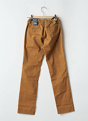 Pantalon slim stretch taille ajustable marron TEDDY SMITH garçon