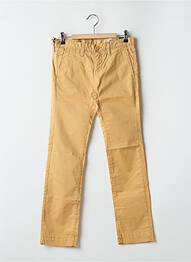 Pantalon chino stretch taille ajustable beige TEDDY SMITH garcon