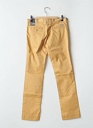 Pantalon chino stretch taille ajustable beige TEDDY SMITH garçon