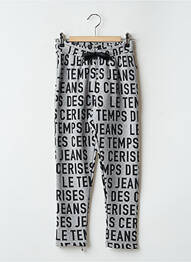 Jogging sérigraphie taille élastique gris LE TEMPS DES CERISES fille