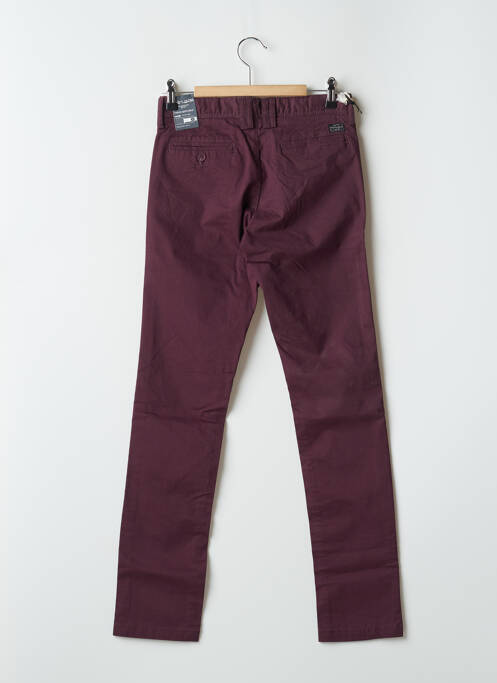 Pantalon slim violet TEDDY SMITH garçon