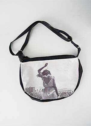 Sac fermeture zippée forme rectangulaire noir KOTHAI femme