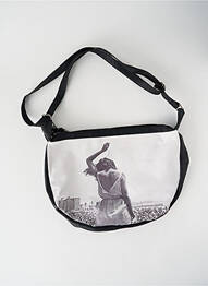 Sac bandoulière forme rectangulaire noir KOTHAI femme