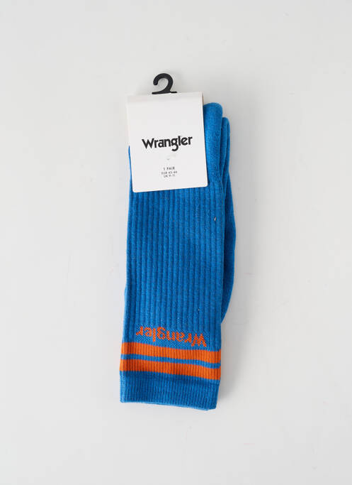 Chaussettes bleu WRANGLER pour homme