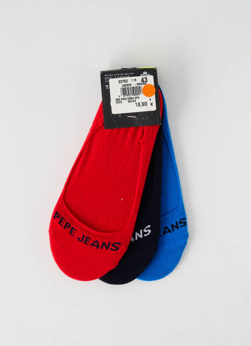 Chaussettes bleu PEPE JEANS pour unisexe