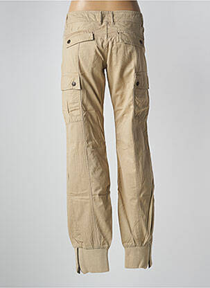 Pantalon cargo tissage popeline taille basse beige FREEMAN T.PORTER femme