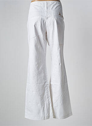 Pantalon flare taille à pinces taille haute beige FREEMAN T.PORTER femme