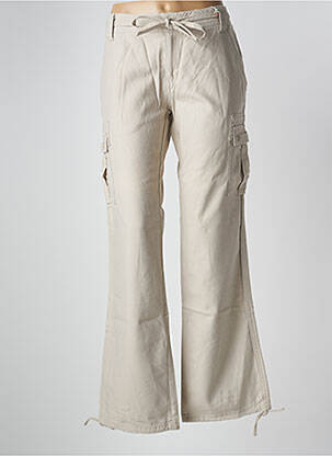 Pantalon cargo taille normale taille normale beige TEDDY SMITH femme