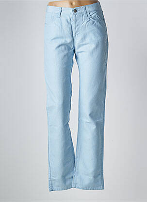 Jeans coupe droite taille normale taille normale bleu TEDDY SMITH femme