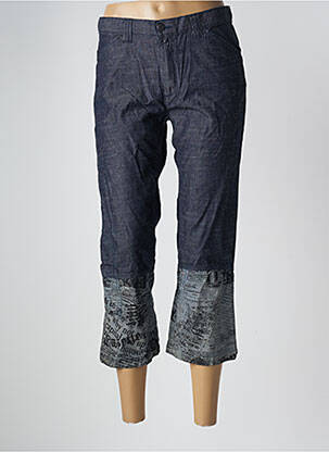 Pantacourt taille normale taille normale bleu TEDDY SMITH femme