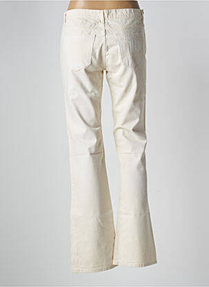 Jeans bootcut poches taille basse beige SCHOOL RAG femme