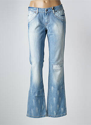 Jeans bootcut stretch taille basse bleu SCHOOL RAG femme