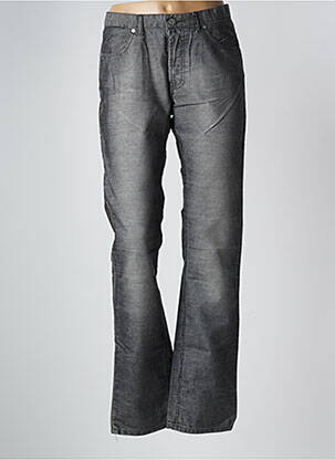 Pantalon droit stretch taille normale gris SCHOOL RAG femme