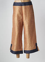 Pantacourt taille haute beige SCHOOL RAG femme