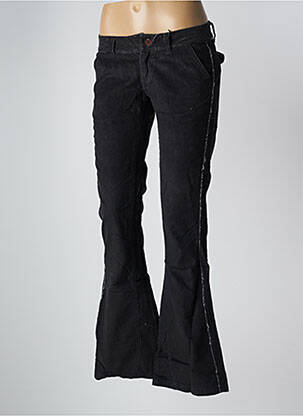 Pantalon flare stretch taille basse noir TRIPLE 5 SOUL femme
