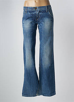 Jean coupe flare stretch taille basse bleu TAKE TWO femme