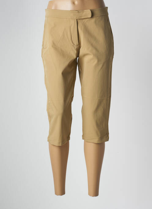 Pantacourt tissage popeline taille normale beige FREEMAN T.PORTER femme