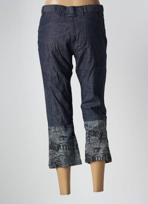 Pantacourt bleu TEDDY SMITH pour femme