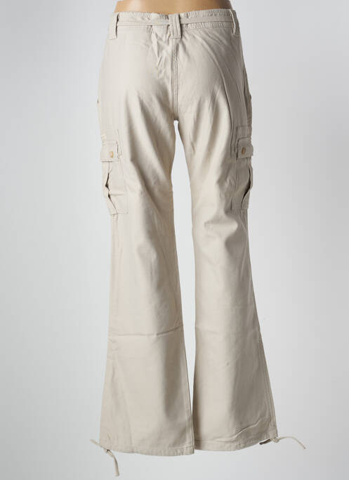 Pantalon cargo beige TEDDY SMITH pour femme