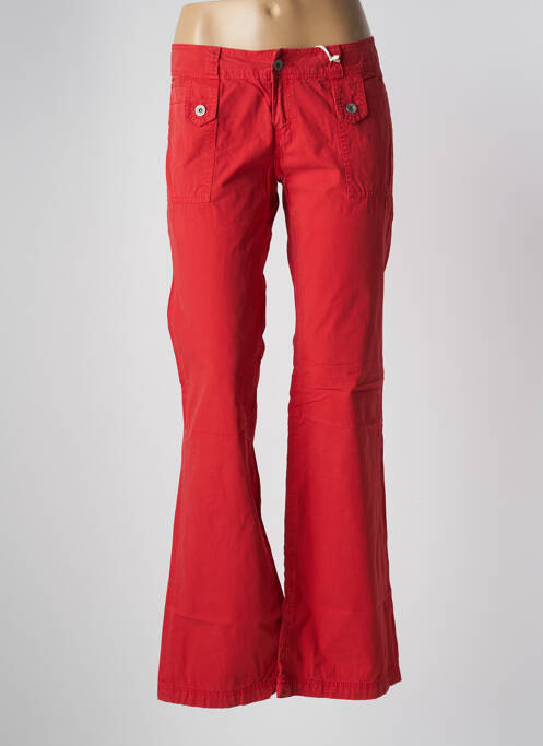 Pantalon flare rouge TEDDY SMITH pour femme