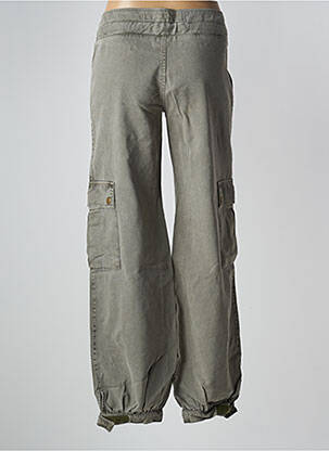 Pantalon cargo taille basse taille basse vert LA BRIGADA INTERNACIONAL femme