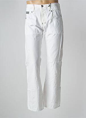Pantalon droit tissage popeline taille normale blanc G STAR femme