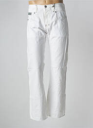 Pantalon droit tissage popeline taille normale blanc G STAR femme