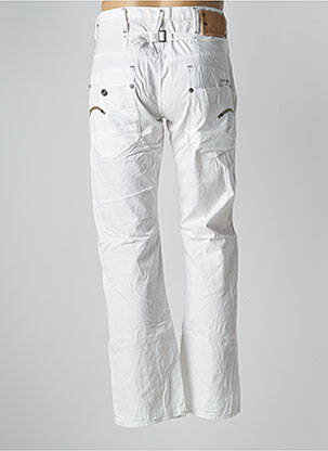 Pantalon droit tissage popeline taille normale blanc G STAR femme