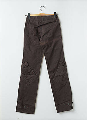 Pantalon cargo tissage popeline taille normale marron BE YOU K femme