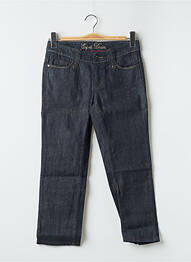 Jeans coupe slim tissage brut taille basse bleu ESPRIT femme