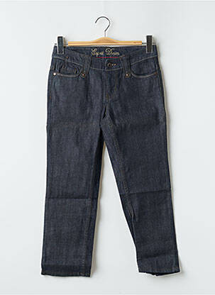 Jeans coupe slim tissage brut taille basse bleu ESPRIT femme