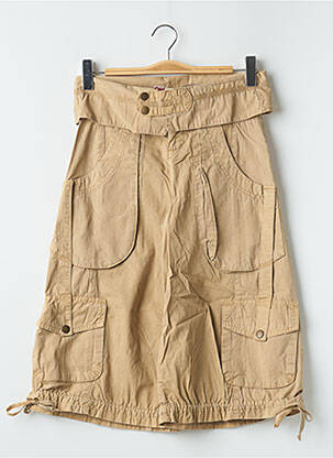 Pantacourt taille basse taille basse beige ONLY femme
