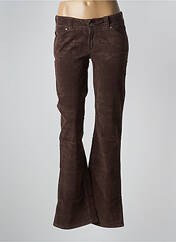 Pantalon flare marron LA BRIGADA INTERNACIONAL pour femme seconde vue