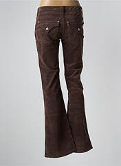 Pantalon flare marron LA BRIGADA INTERNACIONAL pour femme seconde vue