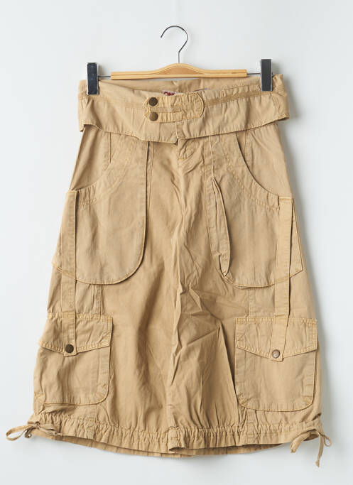 Pantacourt taille basse taille basse beige ONLY femme