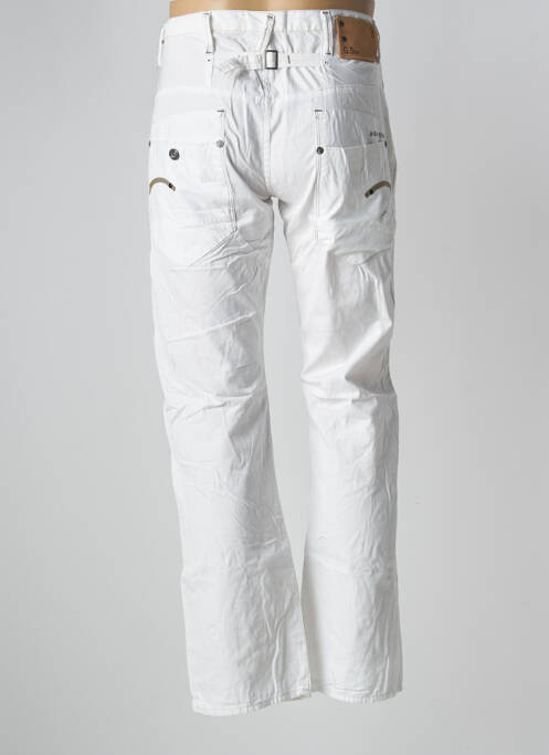 Pantalon droit blanc G STAR pour femme