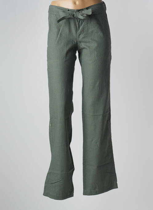 Pantalon droit vert ONLY pour femme