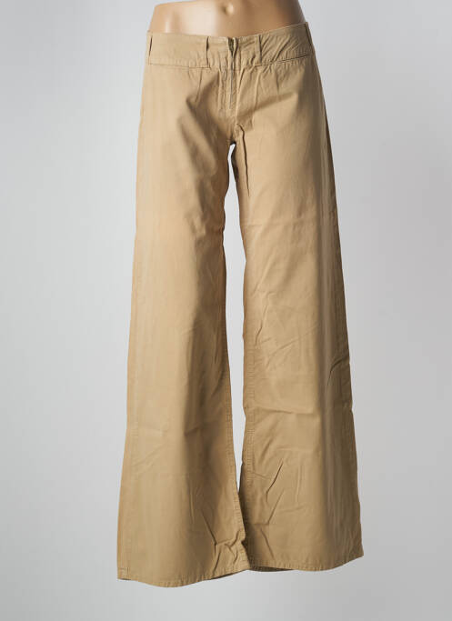 Pantalon flare beige FREEMAN T.PORTER pour femme