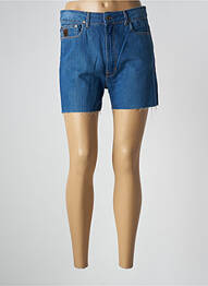 Short tissage denim taille normale bleu APRIL 77 femme