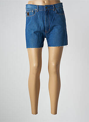 Short tissage denim taille normale bleu APRIL 77 femme
