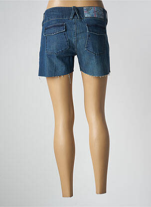 Short fermeture zippée sous rabat avec crochet taille basse bleu BE YOU K femme