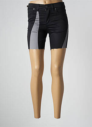 Short fermeture zippée sous rabat boutonné taille normale noir CHEAP MONDAY femme