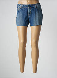 Short tissage denim taille normale bleu TEDDY SMITH femme