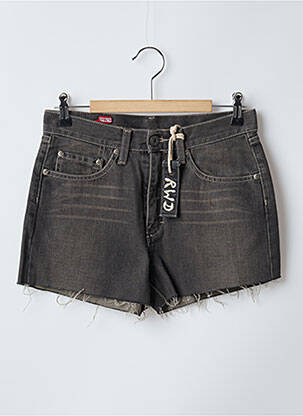 Short tissage denim taille normale gris RWD femme
