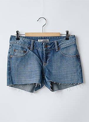 Short tissage denim taille basse bleu TEDDY SMITH femme